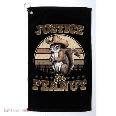 Justice For Peanut The Squirrel P地Ut Pnut Peanut Squirrel Golf Towel
