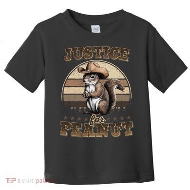Justice For Peanut The Squirrel P地Ut Pnut Peanut Squirrel Toddler T-Shirt