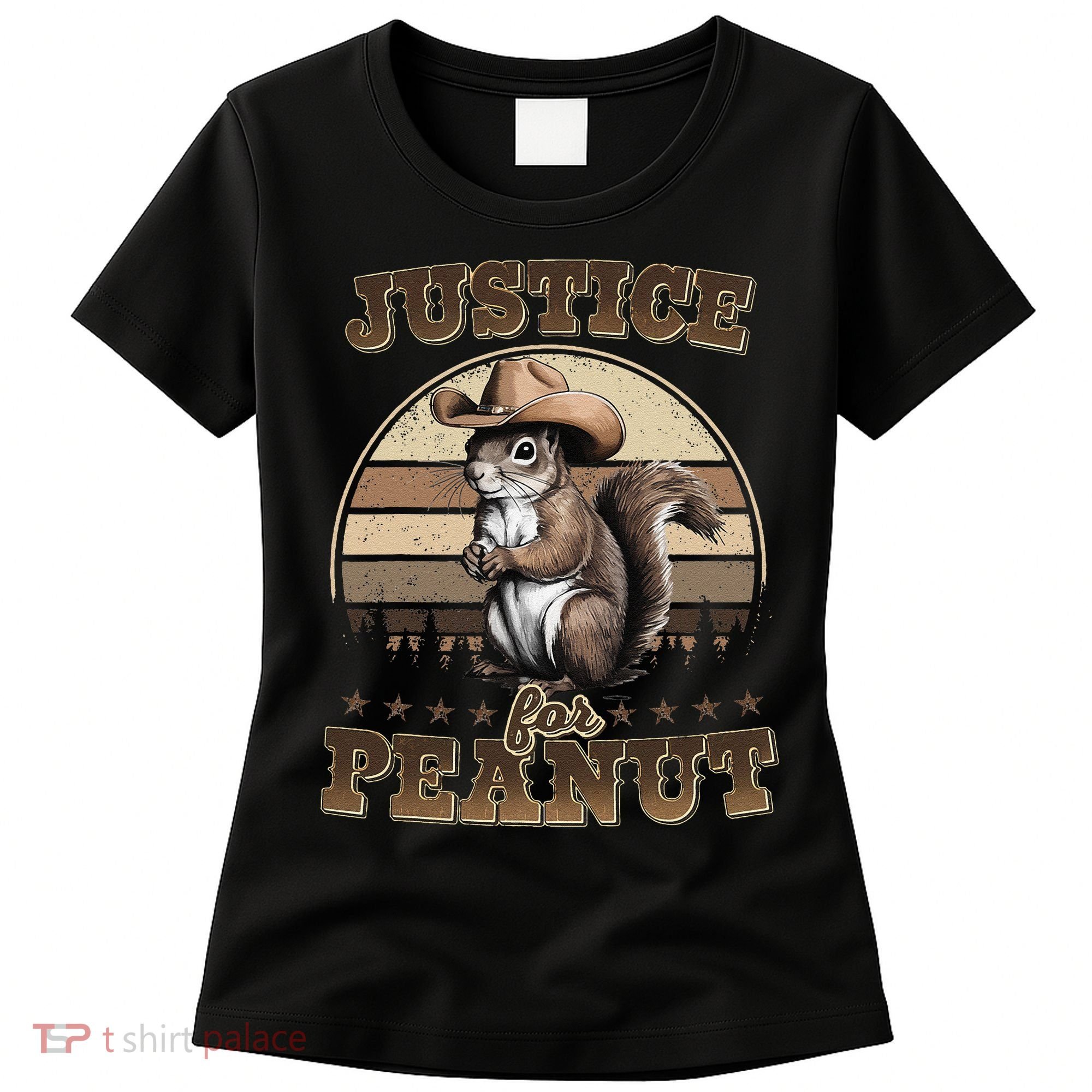 Justice For Peanut The Squirrel P地Ut Pnut Peanut Squirrel Women's T-Shirt