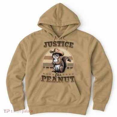 Justice For Peanut The Squirrel P地Ut Pnut Peanut Squirrel Hoodie