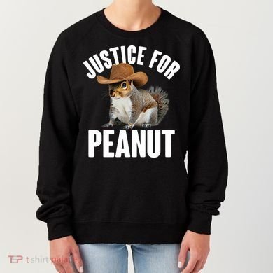 Justice For Peanut The Squirrel Women's Sweatshirt