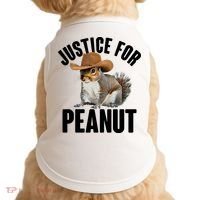 Justice For Peanut The Squirrel Doggie Tank thumb 0
