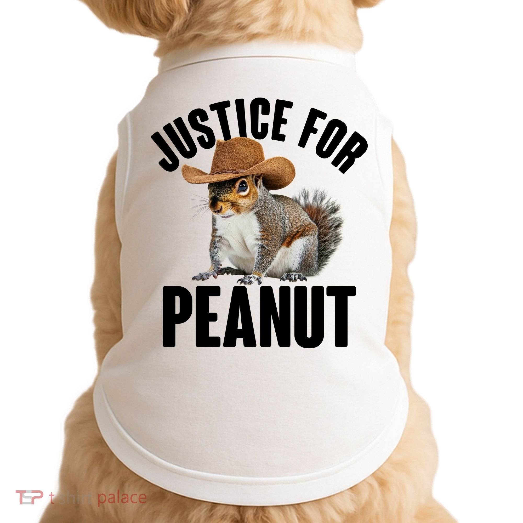 Justice For Peanut The Squirrel Doggie Tank