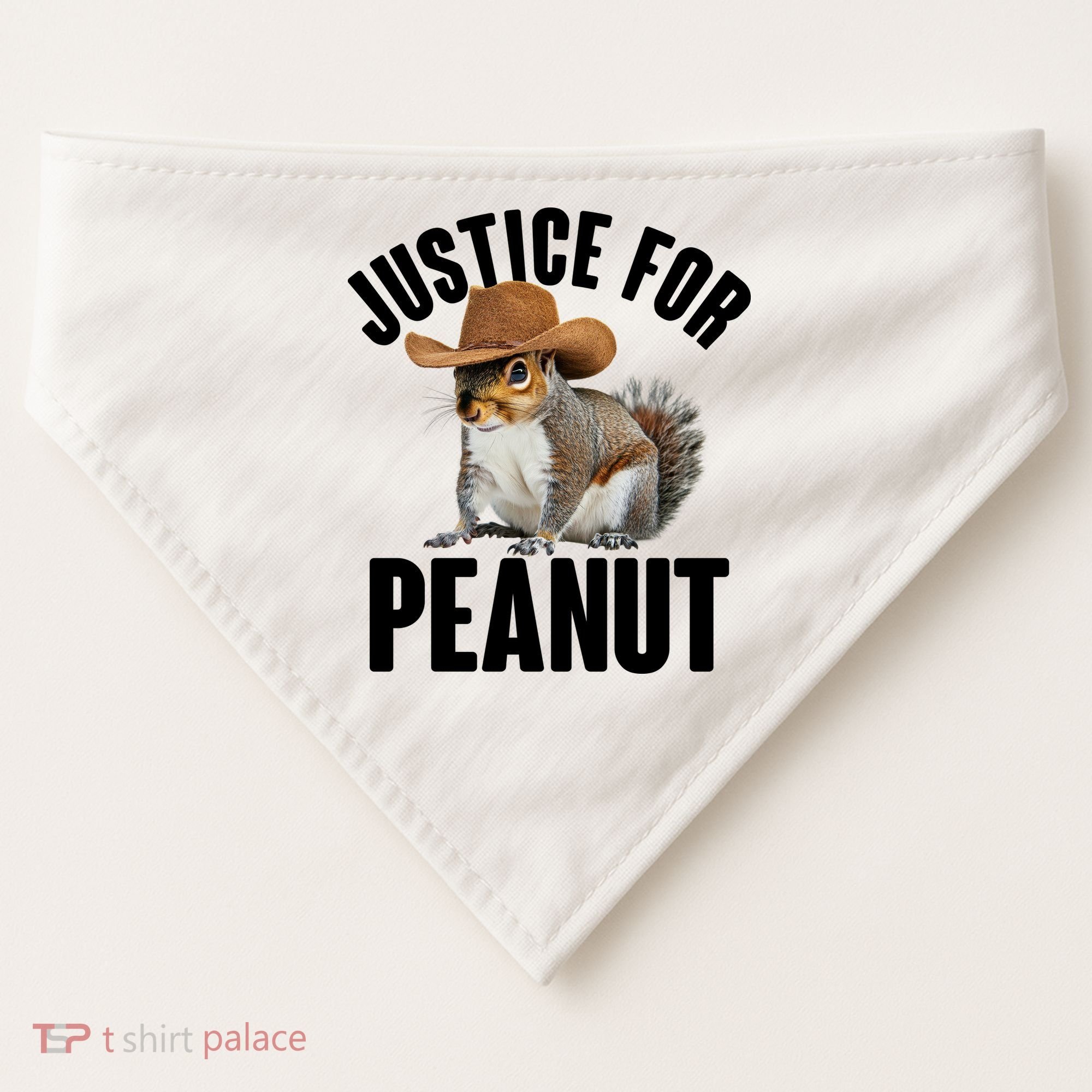 Justice For Peanut The Squirrel USA-Made Doggie Bandana