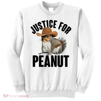 Justice For Peanut The Squirrel Sweatshirt