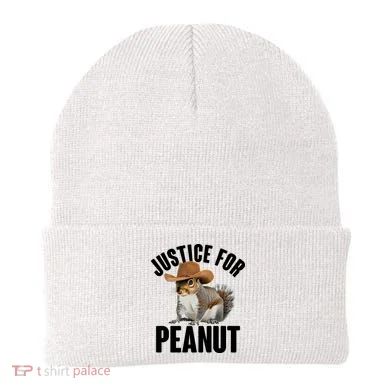Justice For Peanut The Squirrel Beanie