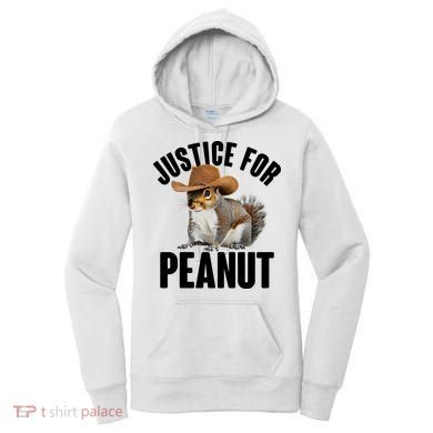 Justice For Peanut The Squirrel Women's Hoodie