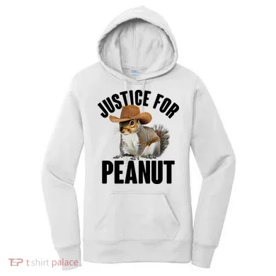 Justice For Peanut The Squirrel Women's Hoodie