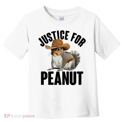 Justice For Peanut The Squirrel Toddler T-Shirt