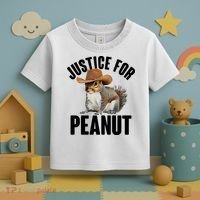 Justice For Peanut The Squirrel Toddler T-Shirt thumb 3