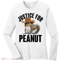 Justice For Peanut The Squirrel Women's Long Sleeve Shirt thumb 0