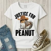 Justice For Peanut The Squirrel Women's T-Shirt thumb 3
