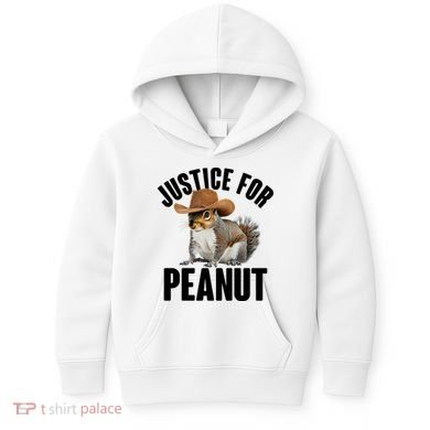 Justice For Peanut The Squirrel Kids Hoodie