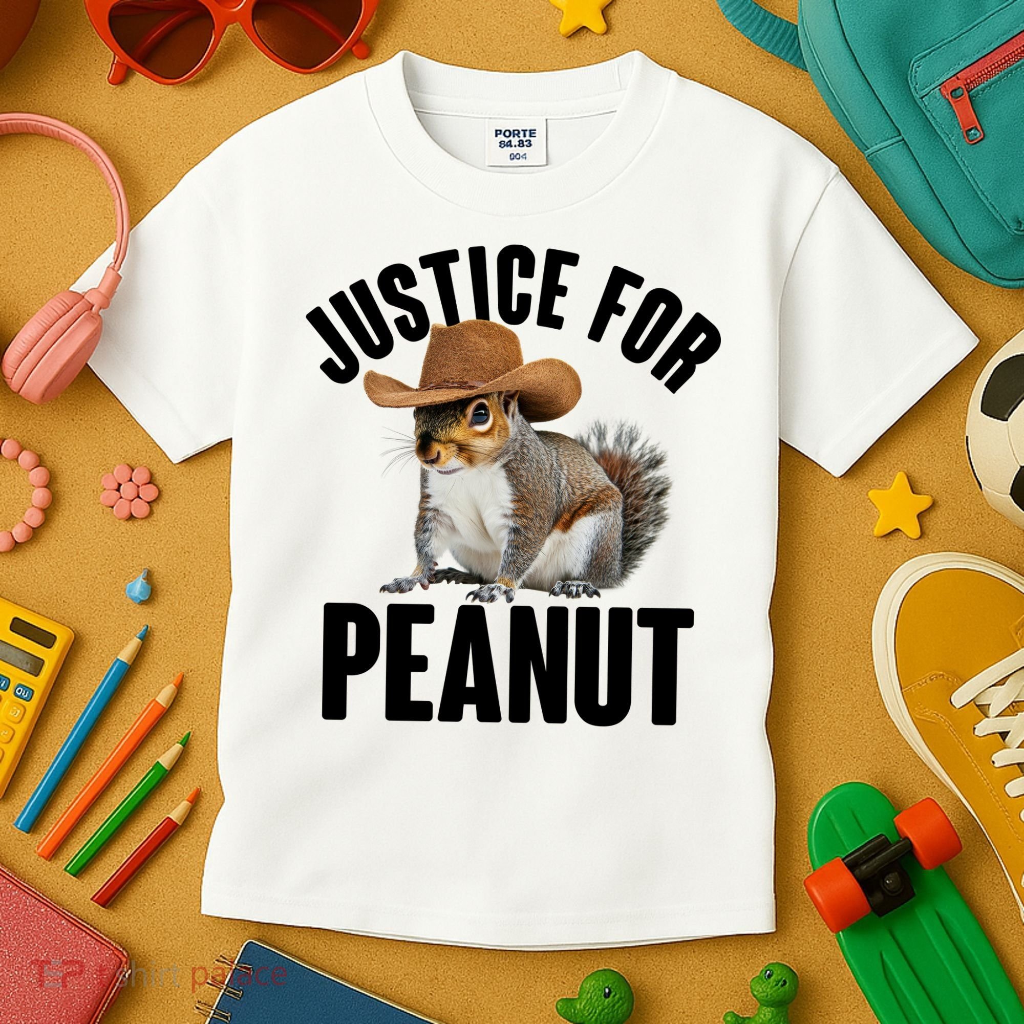 Justice For Peanut The Squirrel Kids T-Shirt