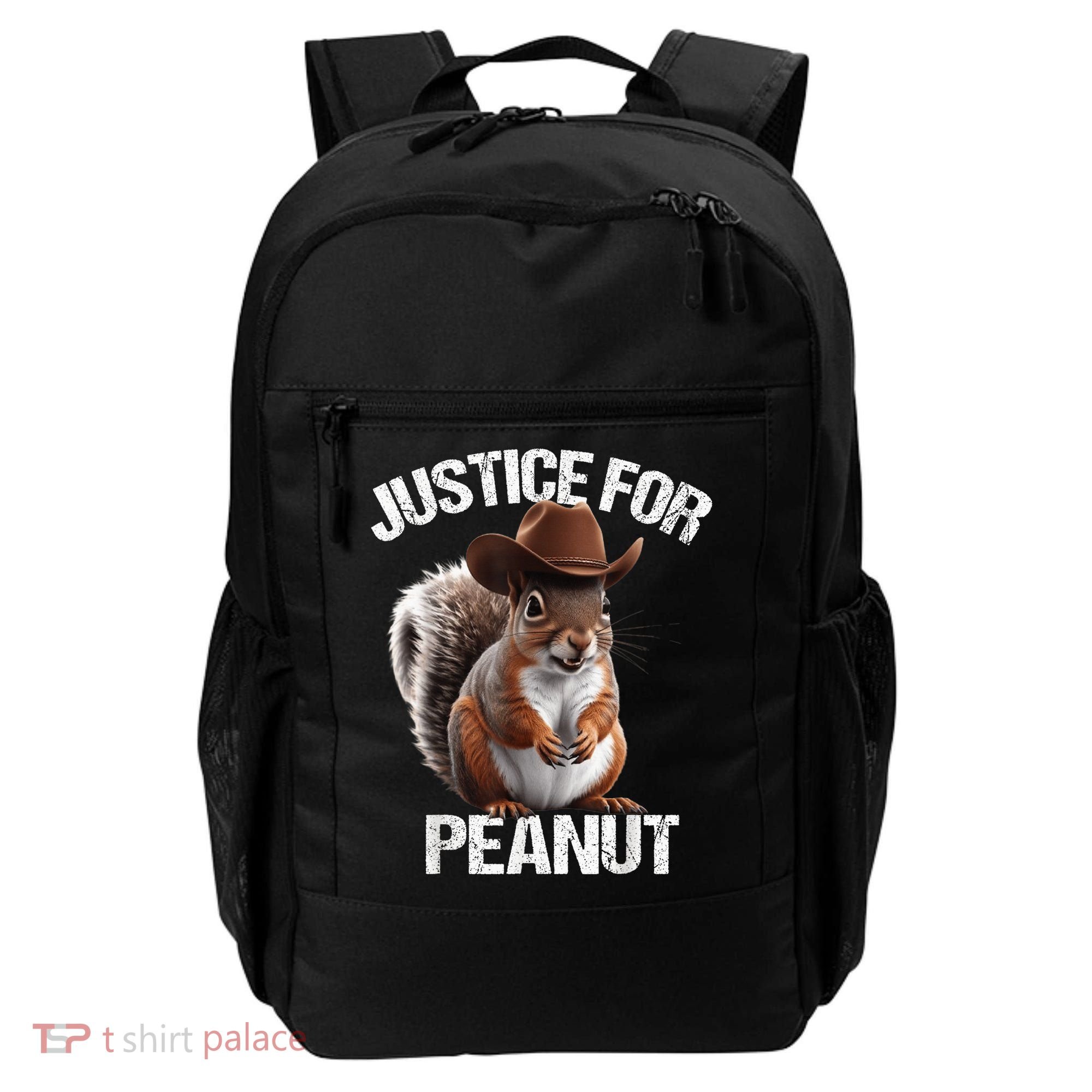 Justice For Peanut The Squirrel Cowboy Hat Peanut Squirrel Backpack