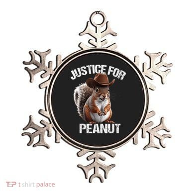 Justice For Peanut The Squirrel Cowboy Hat Peanut Squirrel Ornament