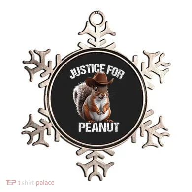 Justice For Peanut The Squirrel Cowboy Hat Peanut Squirrel Ornament