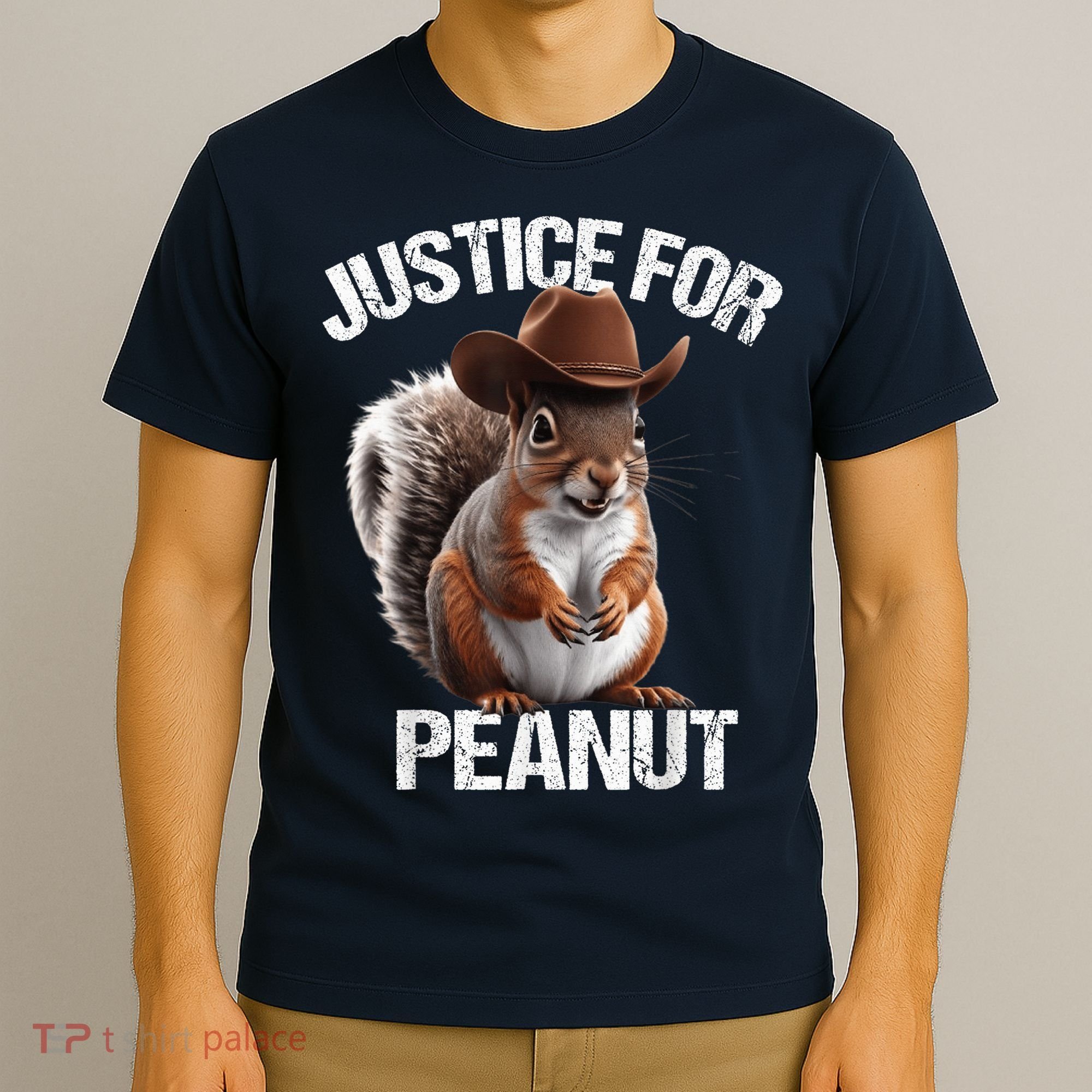 Justice For Peanut The Squirrel Cowboy Hat Peanut Squirrel T-Shirt