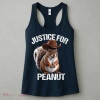 Justice For Peanut The Squirrel Cowboy Hat Peanut Squirrel Women's Tank Top thumb 3