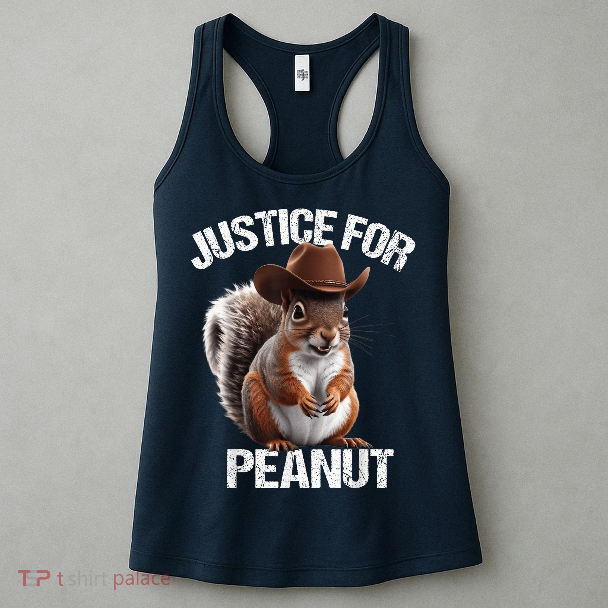 Justice For Peanut The Squirrel Cowboy Hat Peanut Squirrel Women's Tank Top