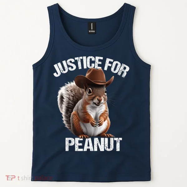 Justice For Peanut The Squirrel Cowboy Hat Peanut Squirrel Tank Top