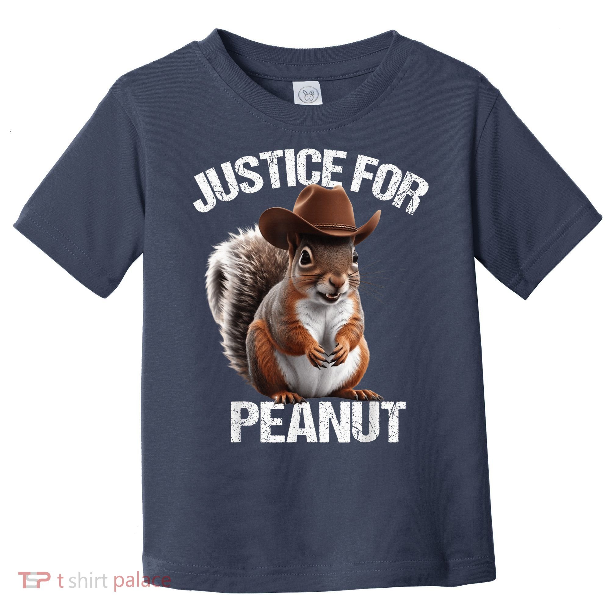 Justice For Peanut The Squirrel Cowboy Hat Peanut Squirrel Toddler T-Shirt