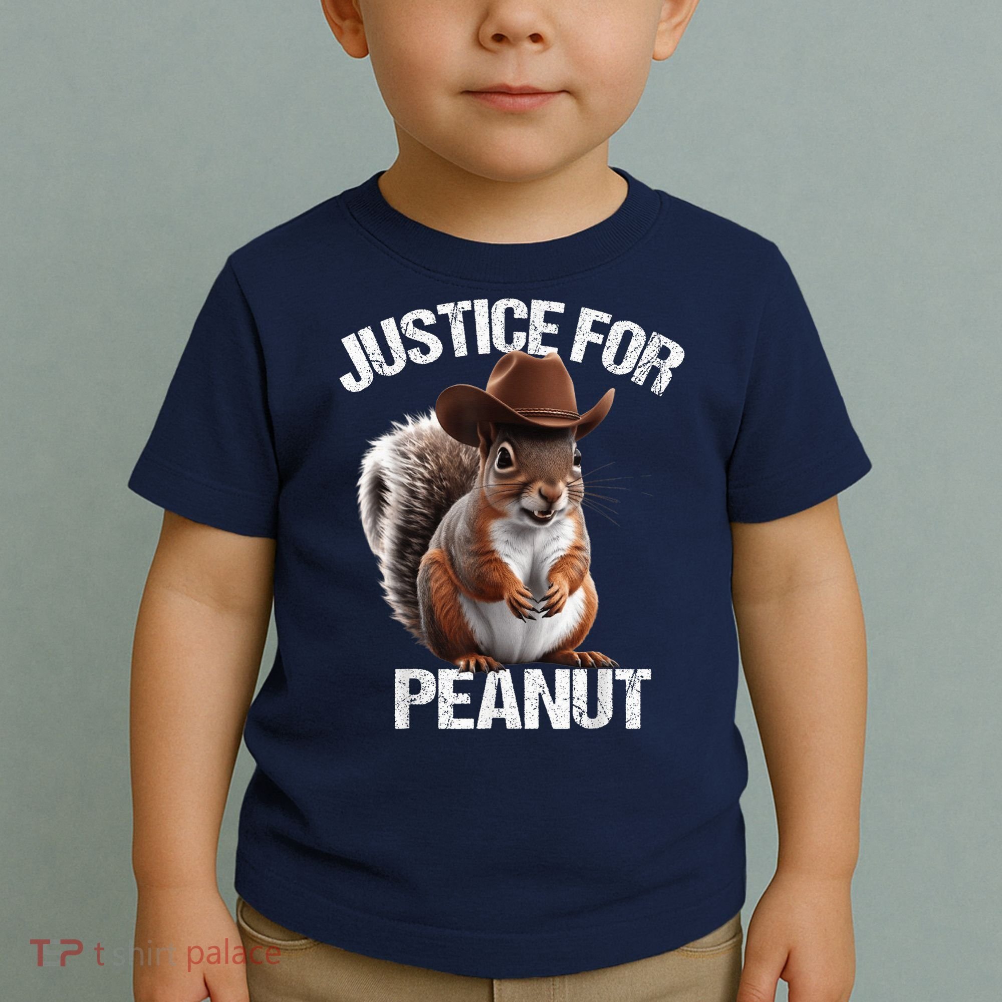 Justice For Peanut The Squirrel Cowboy Hat Peanut Squirrel Toddler T-Shirt