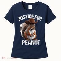 Justice For Peanut The Squirrel Cowboy Hat Peanut Squirrel Women's T-Shirt thumb 0
