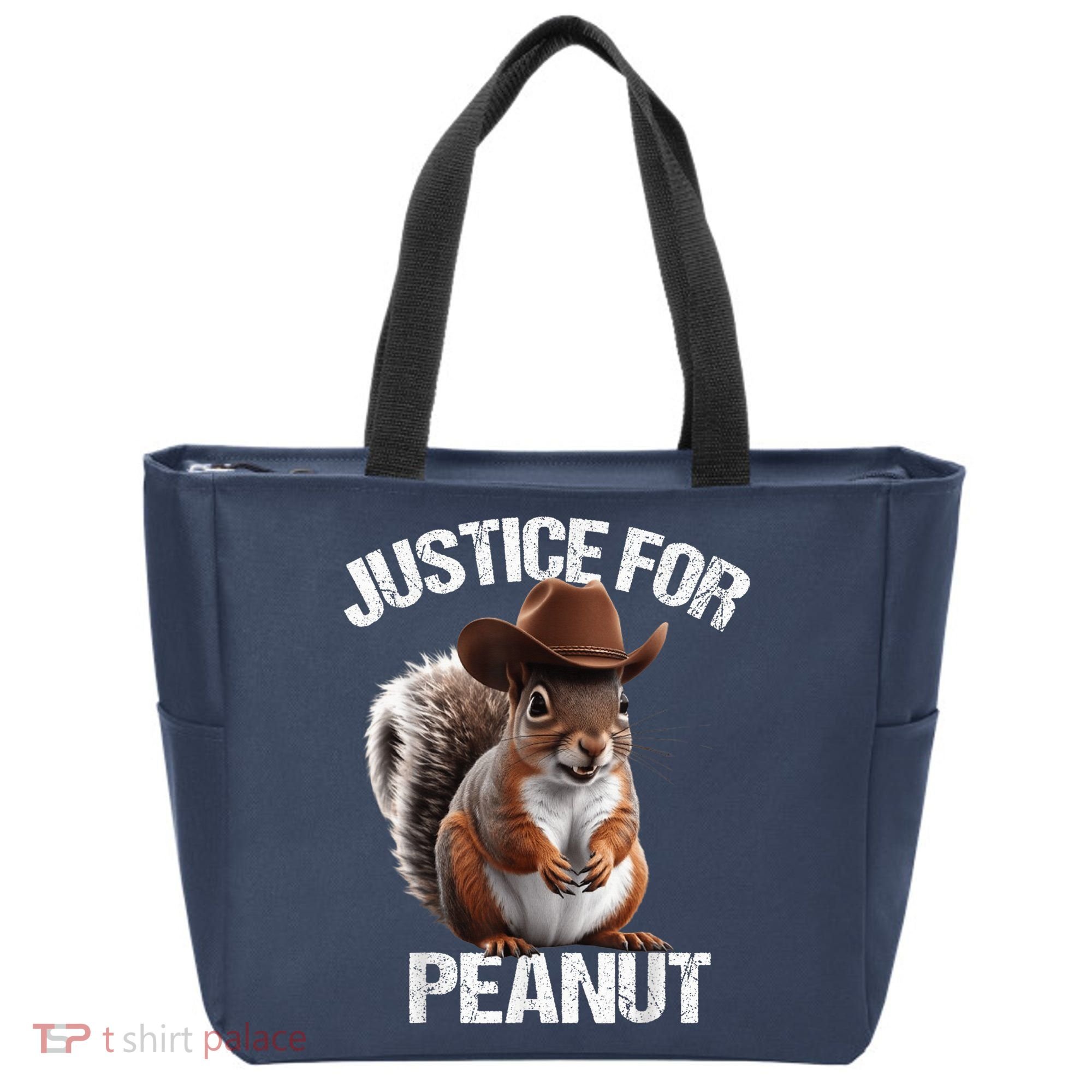 Justice For Peanut The Squirrel Cowboy Hat Peanut Squirrel Tote Bag