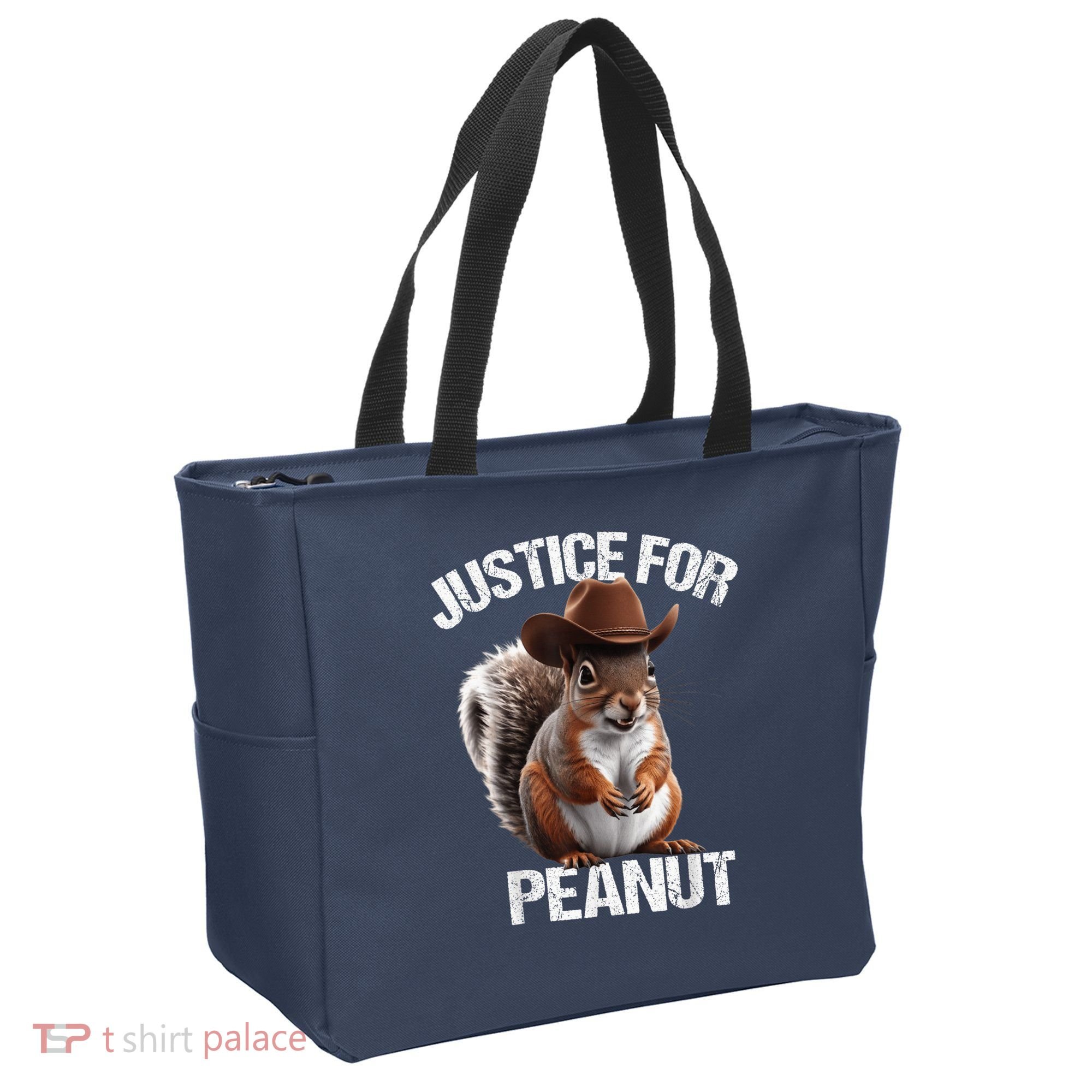 Justice For Peanut The Squirrel Cowboy Hat Peanut Squirrel Tote Bag