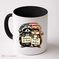 Justice For Peanut The Squirrel And Fred The Raccoon Coffee Mug thumb 0