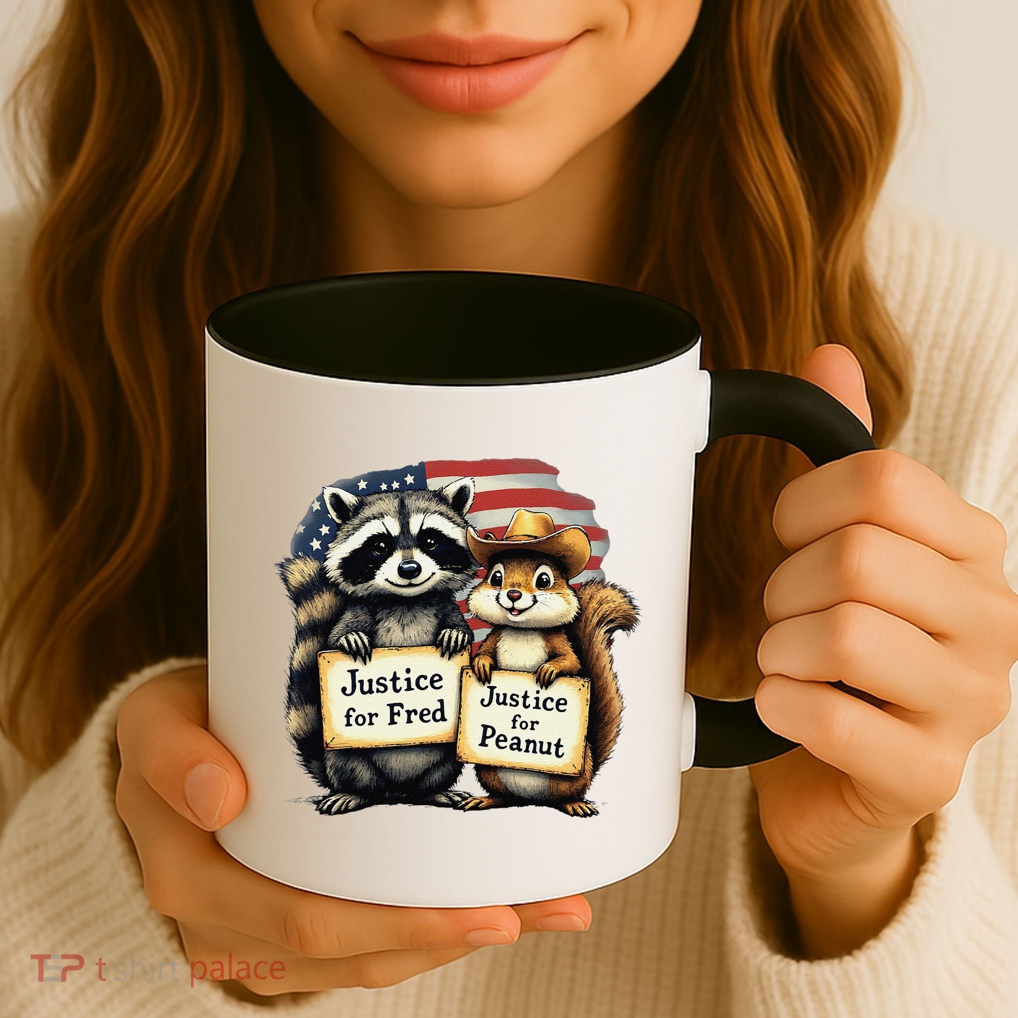 Justice For Peanut The Squirrel And Fred The Raccoon Coffee Mug