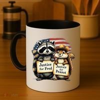 Justice For Peanut The Squirrel And Fred The Raccoon Coffee Mug thumb 4