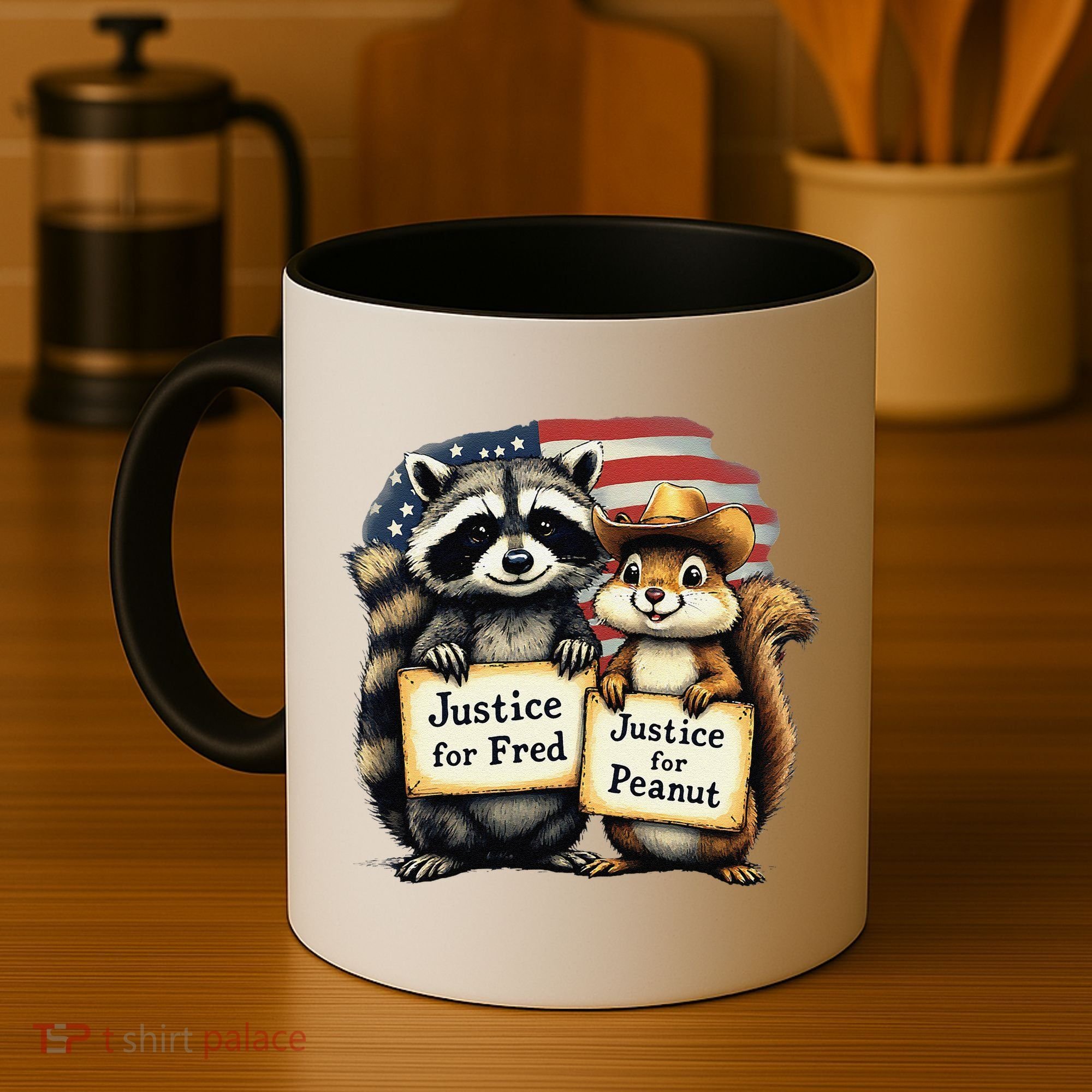 Justice For Peanut The Squirrel And Fred The Raccoon Coffee Mug
