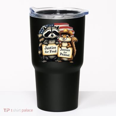 Justice For Peanut The Squirrel And Fred The Raccoon Tumbler