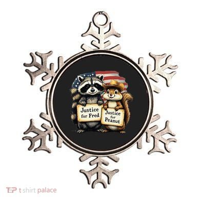 Justice For Peanut The Squirrel And Fred The Raccoon Ornament