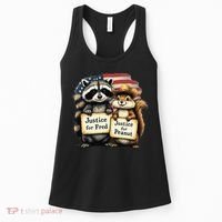 Justice For Peanut The Squirrel And Fred The Raccoon Women's Tank Top thumb 0