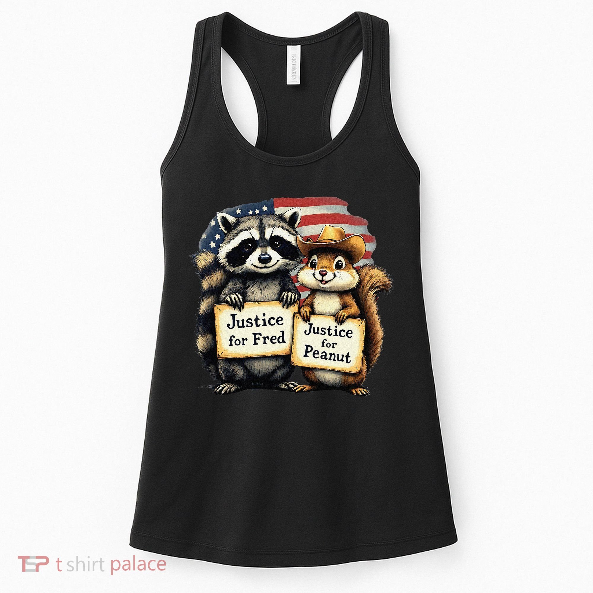 Justice For Peanut The Squirrel And Fred The Raccoon Women's Tank Top