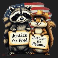Justice For Peanut The Squirrel And Fred The Raccoon Hat thumb 2