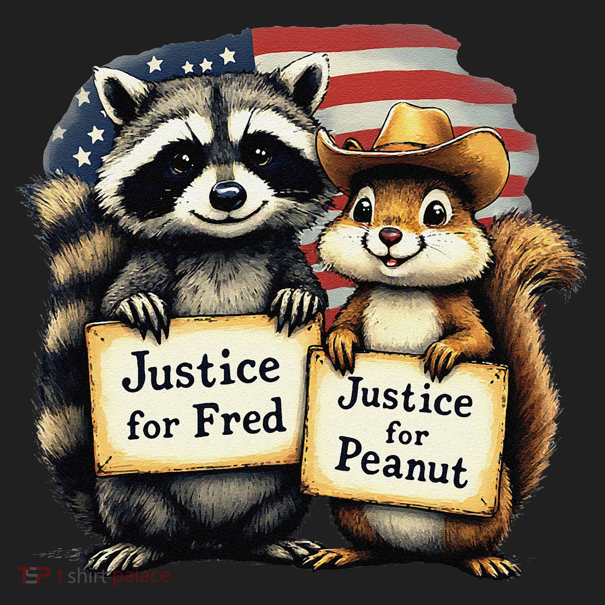 Justice For Peanut The Squirrel And Fred The Raccoon Hat