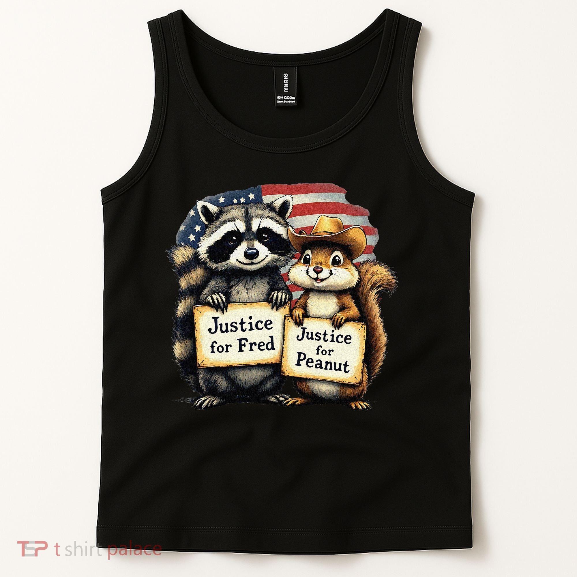 Justice For Peanut The Squirrel And Fred The Raccoon Tank Top