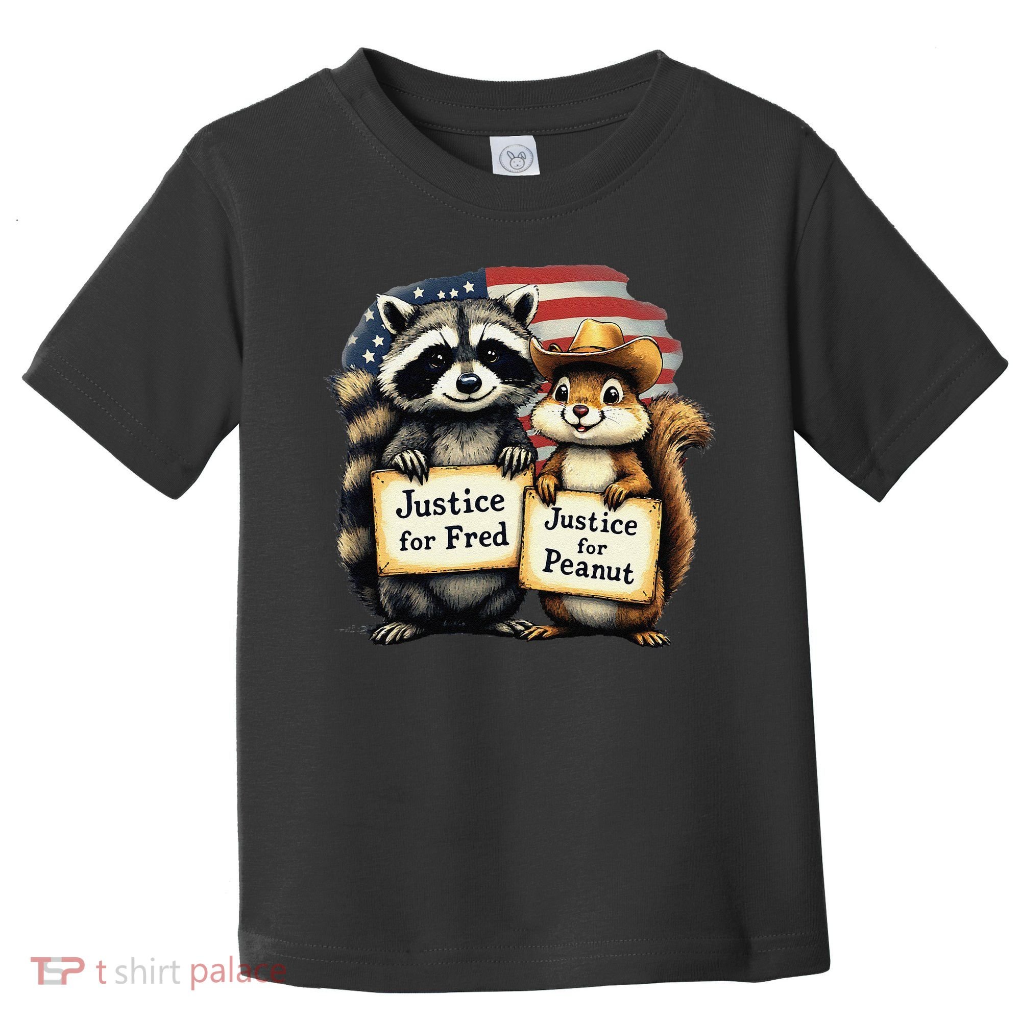 Justice For Peanut The Squirrel And Fred The Raccoon Toddler T-Shirt