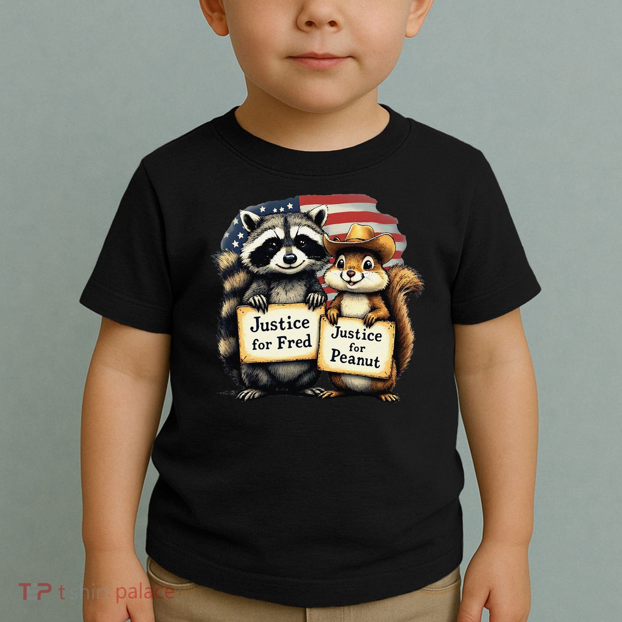 Justice For Peanut The Squirrel And Fred The Raccoon Toddler T-Shirt