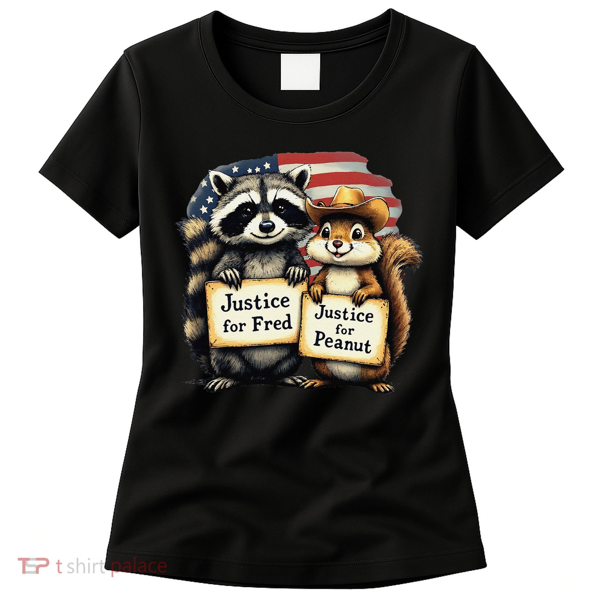 Justice For Peanut The Squirrel And Fred The Raccoon Women's T-Shirt