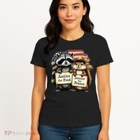 Justice For Peanut The Squirrel And Fred The Raccoon Women's T-Shirt thumb 4