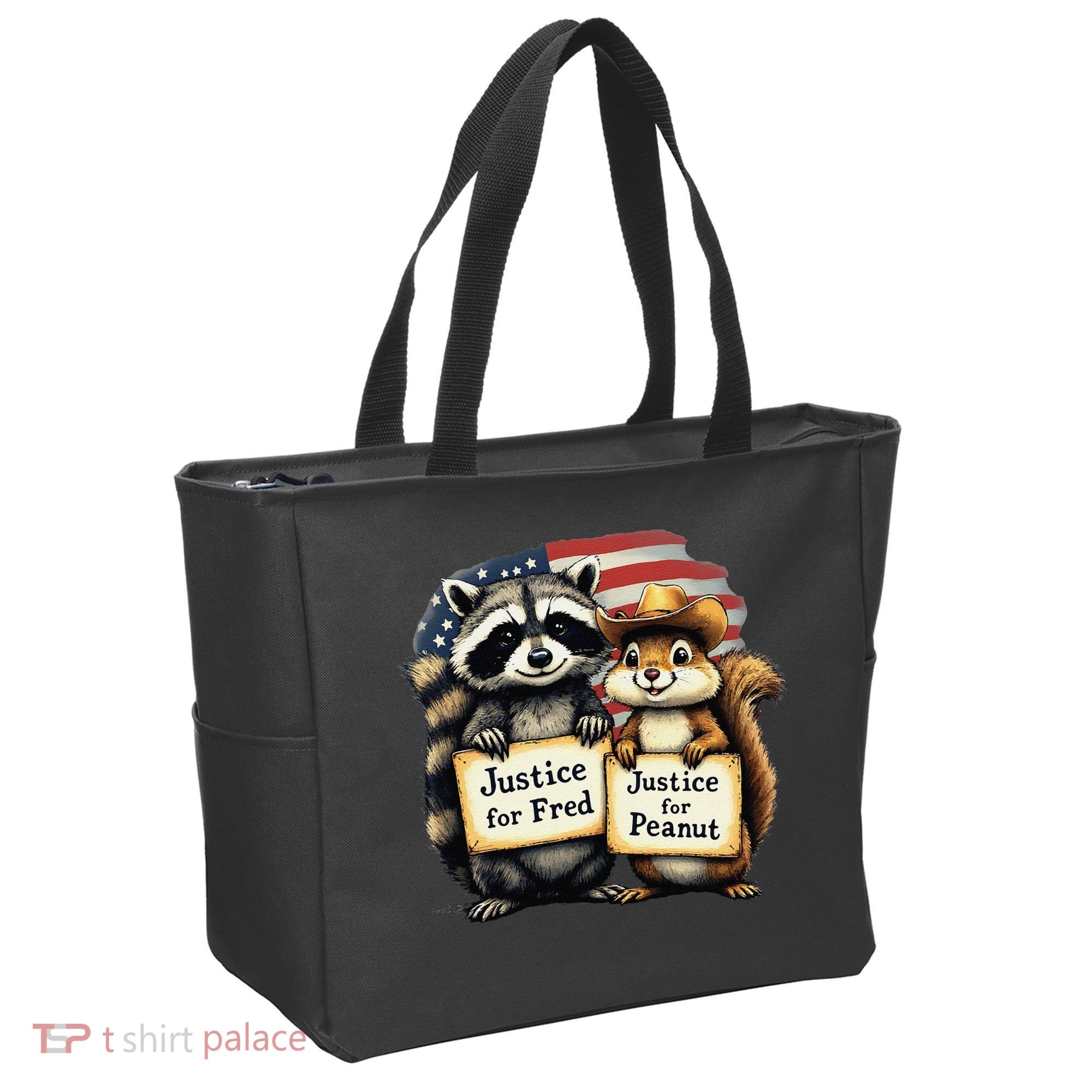 Justice For Peanut The Squirrel And Fred The Raccoon Tote Bag