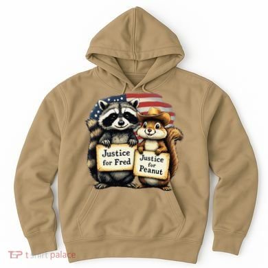 Justice For Peanut The Squirrel And Fred The Raccoon Hoodie