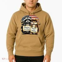 Justice For Peanut The Squirrel And Fred The Raccoon Hoodie thumb 2
