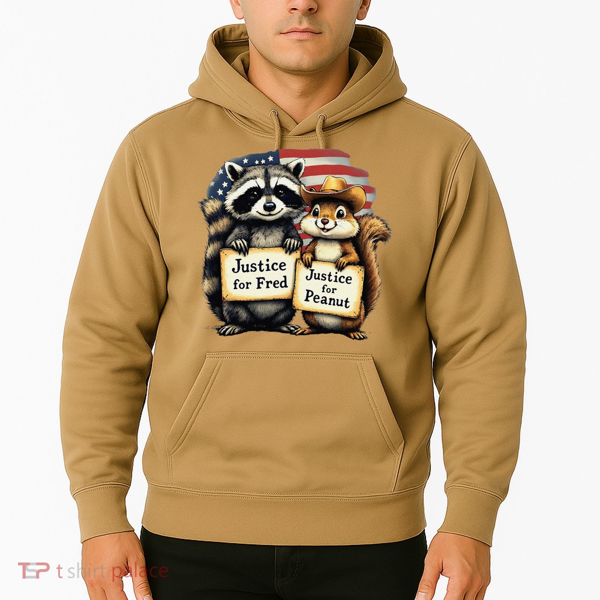 Justice For Peanut The Squirrel And Fred The Raccoon Hoodie