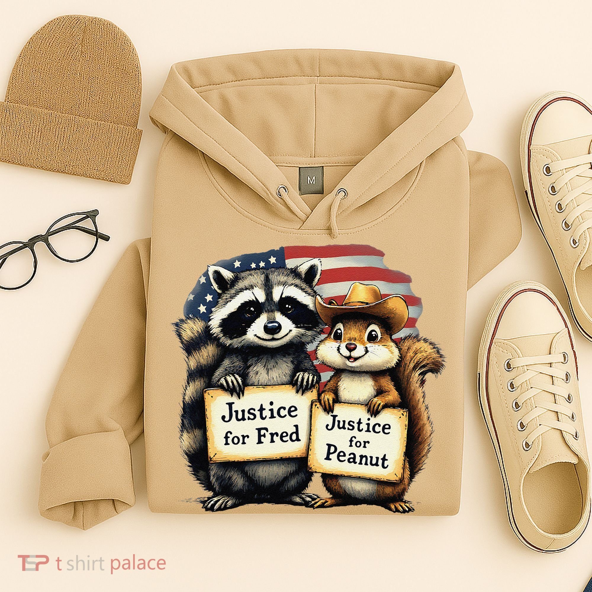 Justice For Peanut The Squirrel And Fred The Raccoon Hoodie
